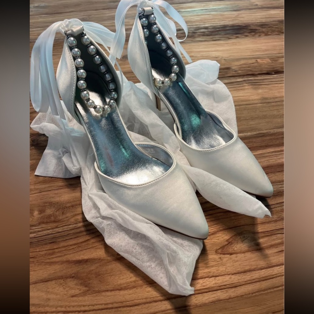 Ivory wedding/engagement heels